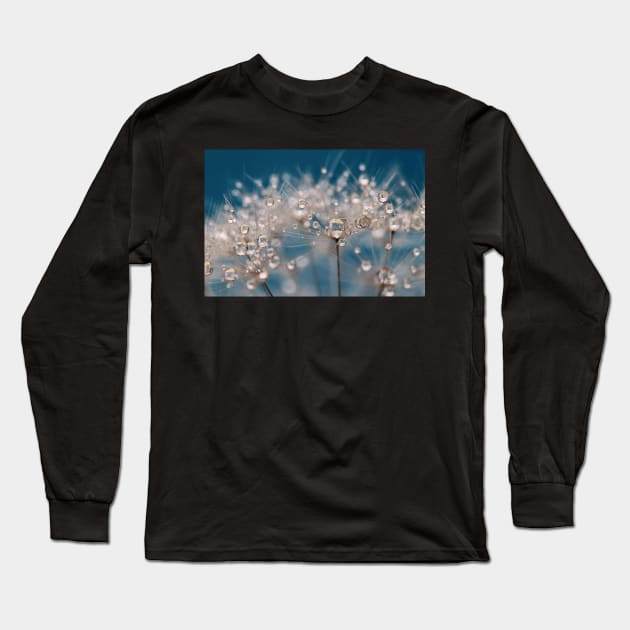 Spring Sparkles in Blue Long Sleeve T-Shirt by SharonJ